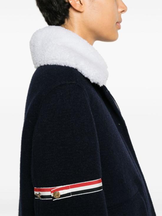  톰브라운 자켓 FBC915CF0656 navy - THOM BROWNE