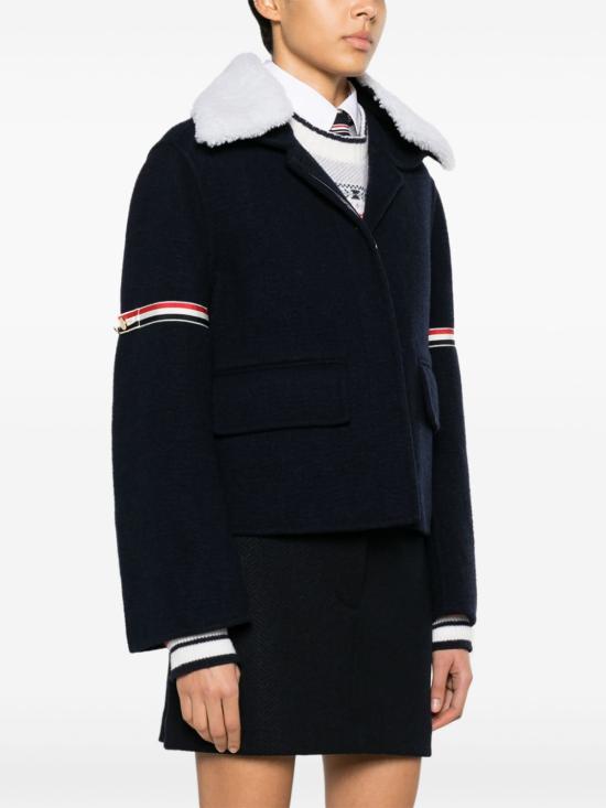  톰브라운 자켓 FBC915CF0656 navy - THOM BROWNE