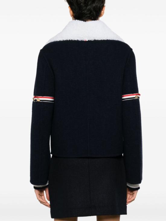  톰브라운 자켓 FBC915CF0656 navy - THOM BROWNE