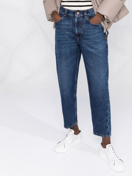  브루넬로 쿠치넬리 데님 팬츠 MA095P5732C8349 blue - BRUNELLO CUCINELLI