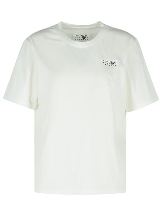 25SS MM6 메종마르지엘라 반팔 티셔츠 S52GC0336 M20048101 White