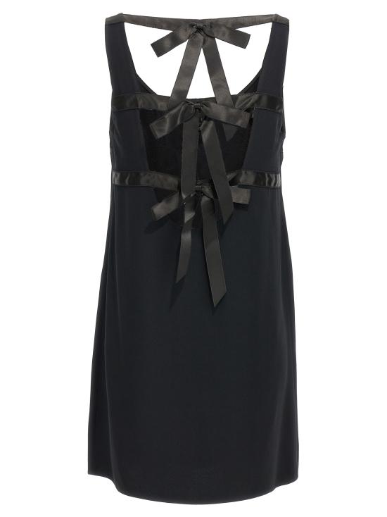 24FW 프라다 숏 원피스 P3O02RSOOO152DF0002 Black - PRADA