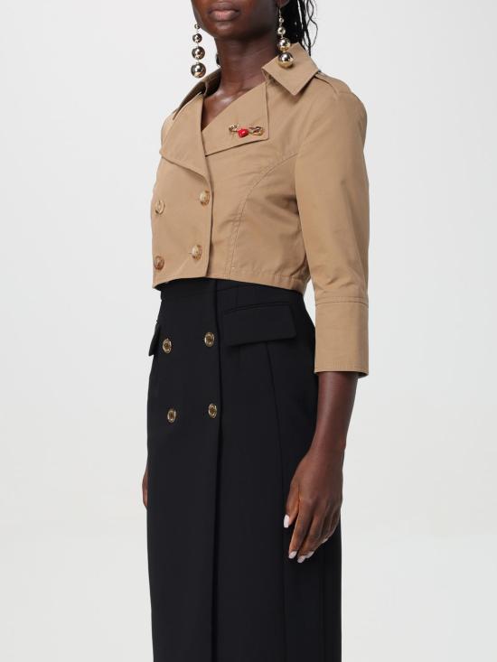 24FW 모스키노 자켓 05235521 0087 Brown - MOSCHINO