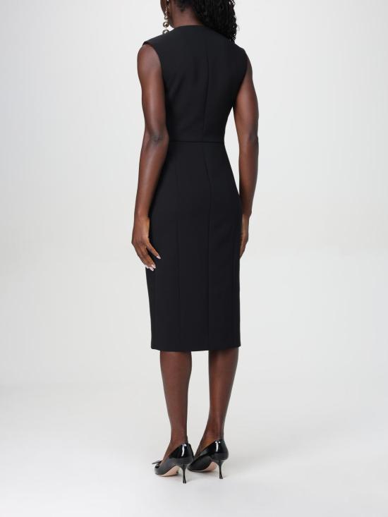 24FW 모스키노 롱 원피스 04075524 0555 Black - MOSCHINO