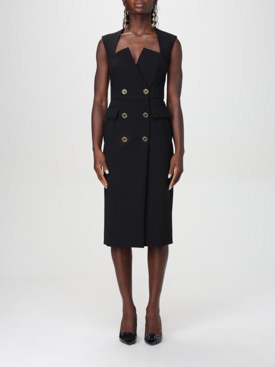 24FW 모스키노 롱 원피스 04075524 0555 Black