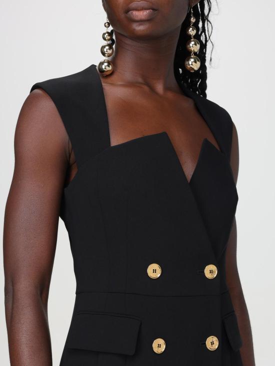 24FW 모스키노 롱 원피스 04075524 0555 Black - MOSCHINO