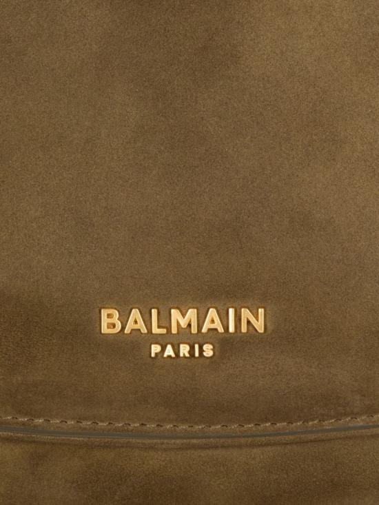  발망 숄더백 DN0DB943LMGE7UA khaki - BALMAIN
