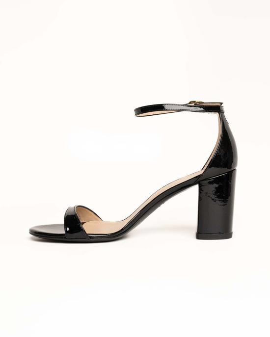  스튜어트 와이츠먼 누디스트 블록 75 힐/펌프스 블랙 - STUART WEITZMAN