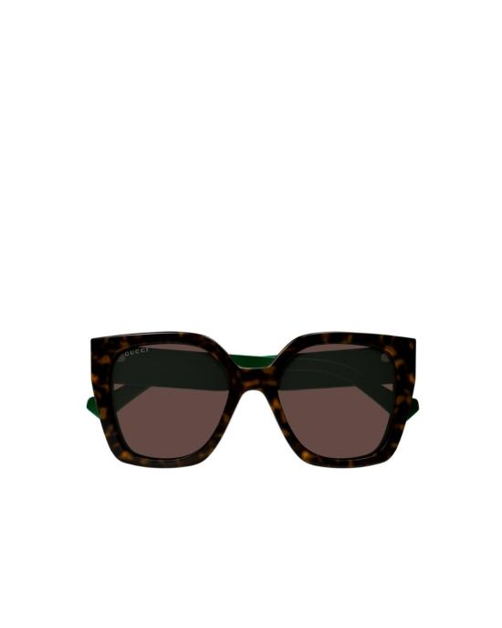  구찌 선글라스 직사각형 캣아이 프레임 선글라스 하바나/브라운/블랙/그레이 - GUCCI