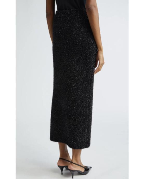  Lela Rose 롱 스커트 렐라 로즈 틴셀 스커트 - OTHER BRANDS