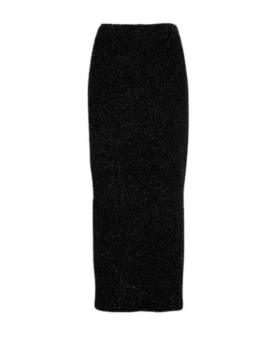  Lela Rose 롱 스커트 렐라 로즈 틴셀 스커트