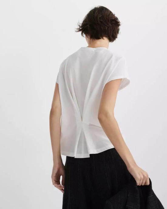  랙앤본 반팔 티셔츠 래그앤본 더 슬럽 플리츠 티셔츠 - RAG & BONE