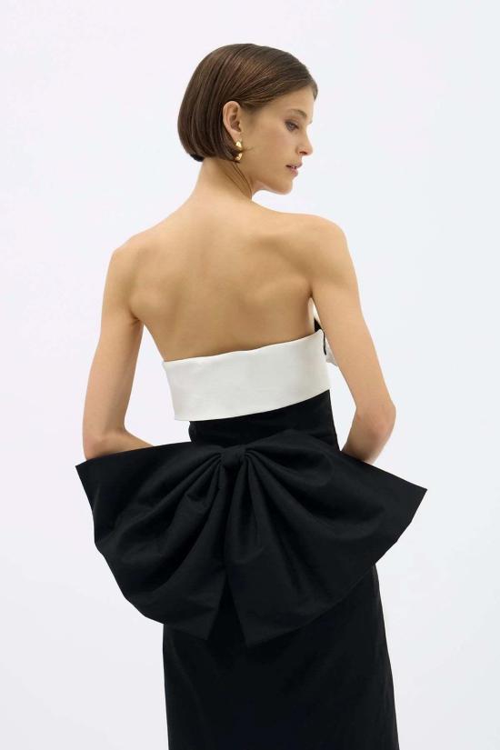  레이첼 길버트 롱 원피스 버디 드레스 블랙/화이트 - RACHEL GILBERT