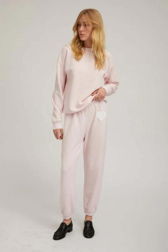  스프룸 스트레이트 팬츠 Sprwmn 하트 스웨트 팬츠 발레 - SPRWMN