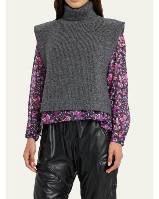  이자벨마랑에뚜왈 터틀넥 이자벨 마랑 에투알 메간  다크 그레이