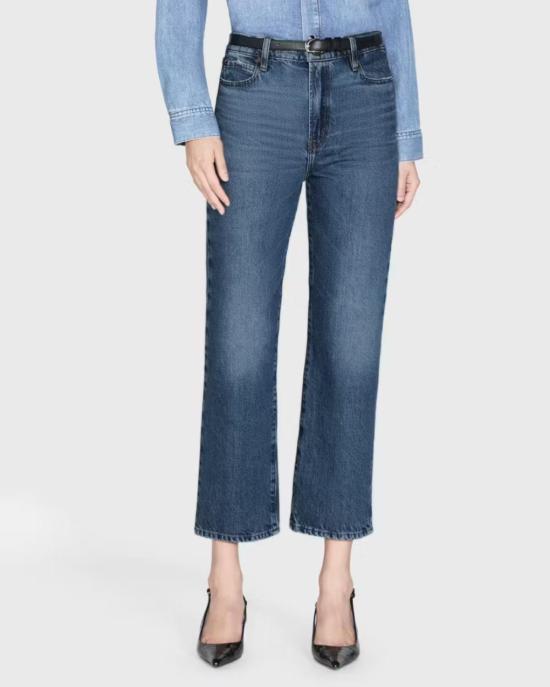  프레임 데님 팬츠 데님 르 제인 크롭 데님 크르미