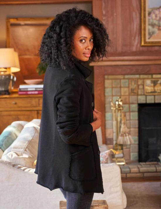  프랭크 앤 에일린 코트 프랭크 앤 엘린 벨파스트 잉글리시 피 블랙 - FRANK & EILEEN