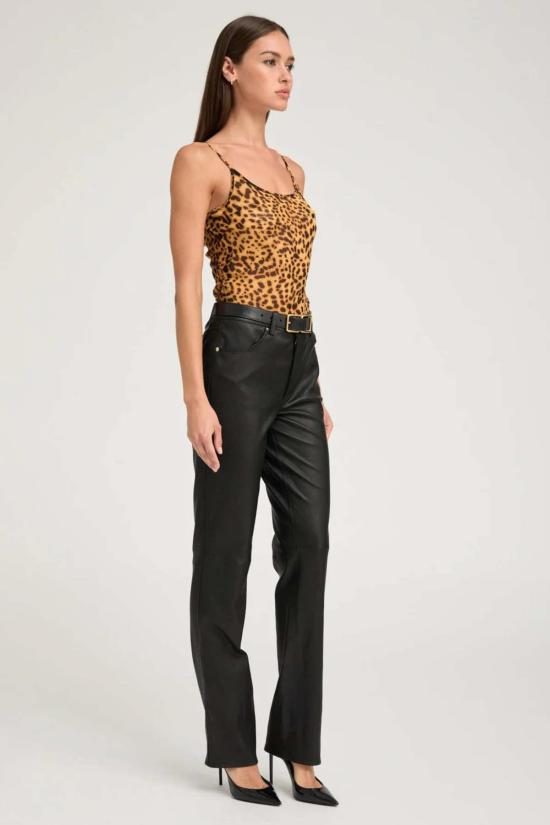  스프룸 스트레이트 팬츠 Sprwmn 5 포켓 앵클 슬림  블랙 - SPRWMN