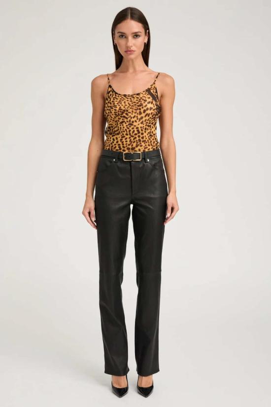  스프룸 스트레이트 팬츠 Sprwmn 5 포켓 앵클 슬림  블랙 - SPRWMN