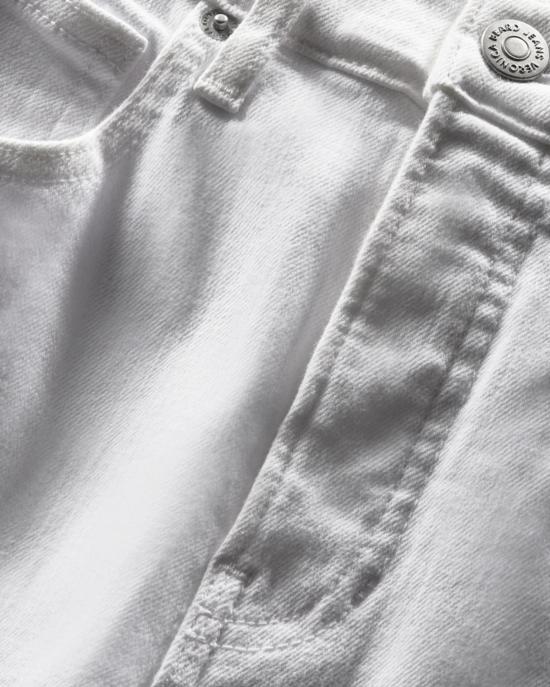  베로니카비어드 데님 팬츠 베로니카 비어드 카슨 하이 라이즈 앵클 플레어 화이트 - VERONICA BEARD