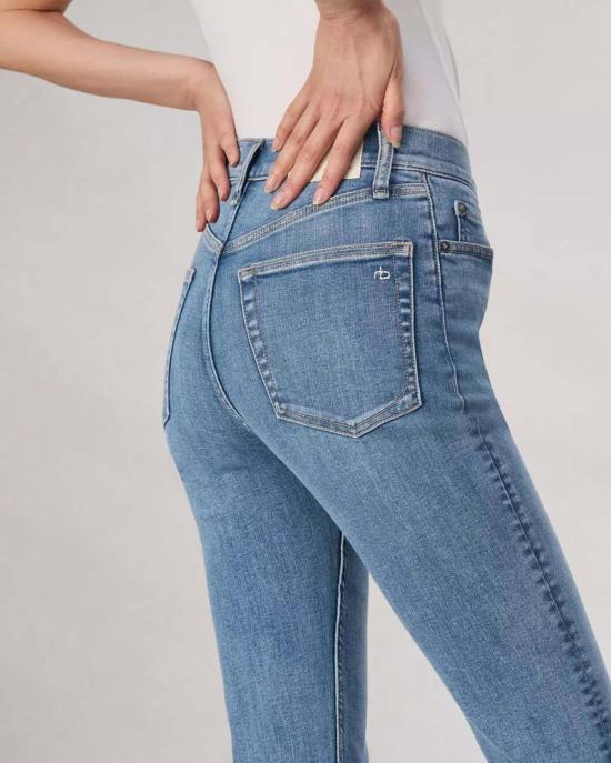  랙앤본 데님 팬츠 래그앤본 플렉시렌 풀 렝스 슬림 맥 - RAG & BONE