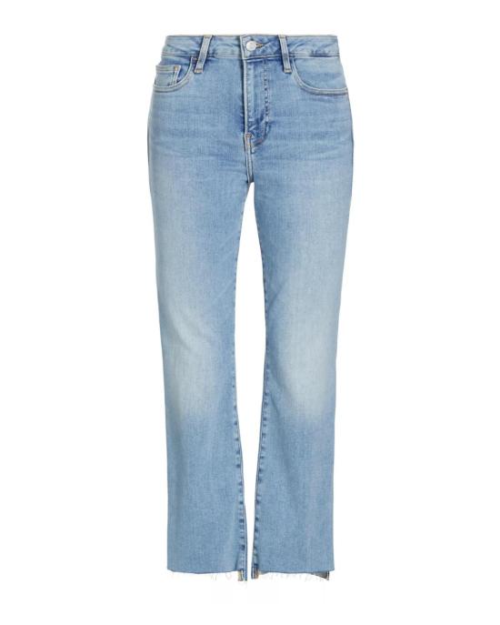  프레임 데님 팬츠 데님 르 크롭 미니 부츠 스텝 헴 데님 콜로라도 - FRAME