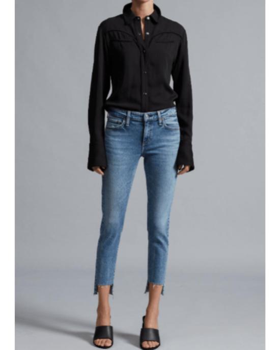  랙앤본 데님 팬츠 래그앤본 케이트 미드 라이즈 앵클 스키니 몬테로소