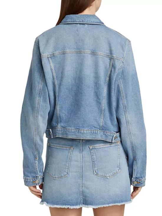  굿 아메리칸 데님 자켓 커미티드 투 핏 재킷 인디고 - GOOD AMERICAN