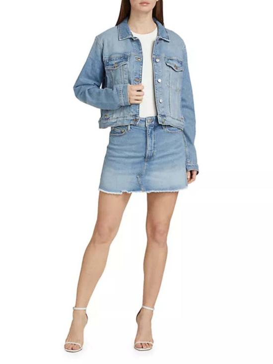  굿 아메리칸 데님 자켓 커미티드 투 핏 재킷 인디고 - GOOD AMERICAN