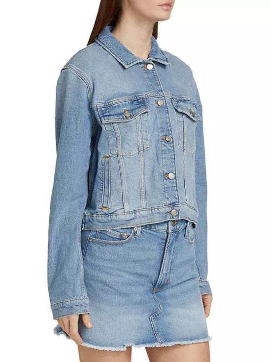  굿 아메리칸 데님 자켓 커미티드 투 핏 재킷 인디고 - GOOD AMERICAN