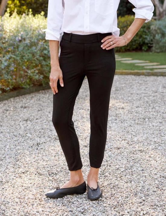  프랭크 앤 에일린 스트레이트 팬츠 프랭크 & 엘린 머피 빌리언 달러 팬츠 블랙 - FRANK & EILEEN