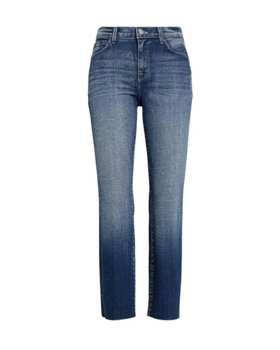  라장스 데님 팬츠 L'agence Sada H/R 크롭 슬림 데님 카스테익 - L'AGENCE