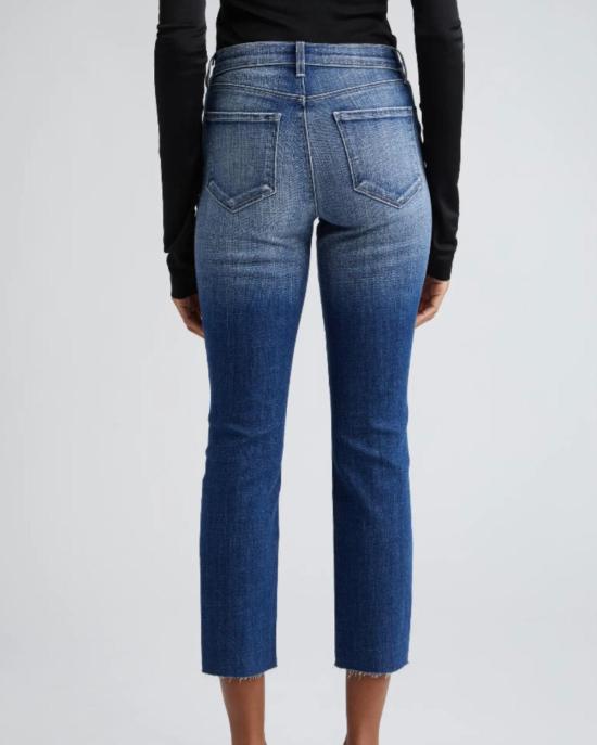  라장스 데님 팬츠 L'agence Sada H/R 크롭 슬림 데님 카스테익 - L'AGENCE