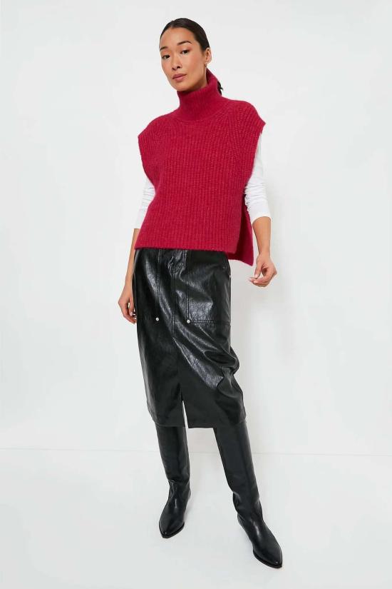  이자벨마랑에뚜왈 터틀넥 이자벨 마랑 에투알 메간 풀오버 라즈베리