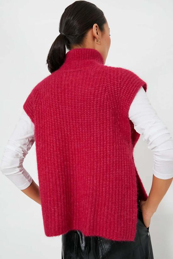  이자벨마랑에뚜왈 터틀넥 이자벨 마랑 에투알 메간 풀오버 라즈베리 - ISABEL MARANT ETOILE