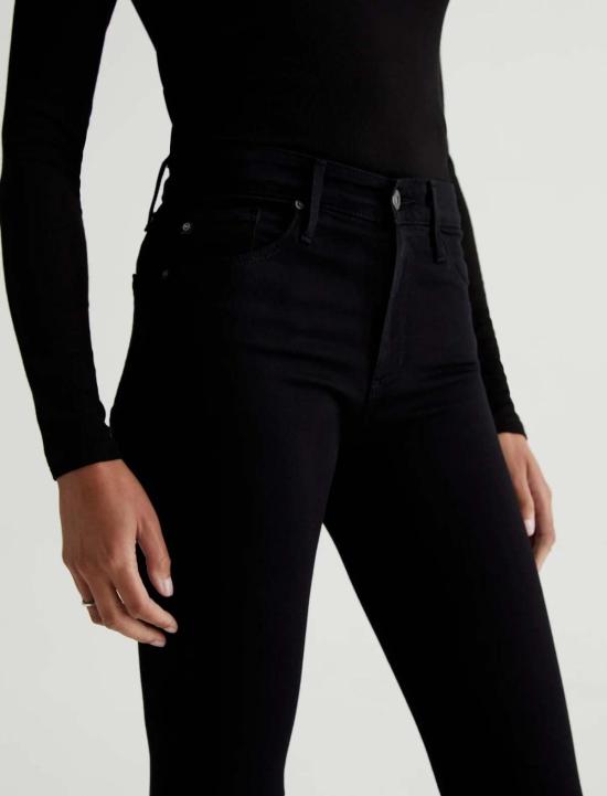  아드리아노 골드슈미드 데님 팬츠 Ag Jeans Farrah Jean 슈퍼 블랙 - ADRIANO GOLDSCHMIED