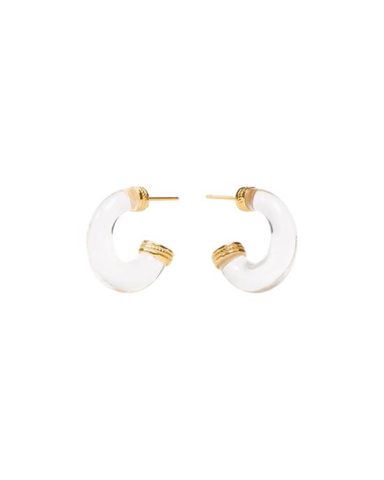  줄리 보스 이어링 매디슨 스테이트먼트 후프 - JULIE VOS