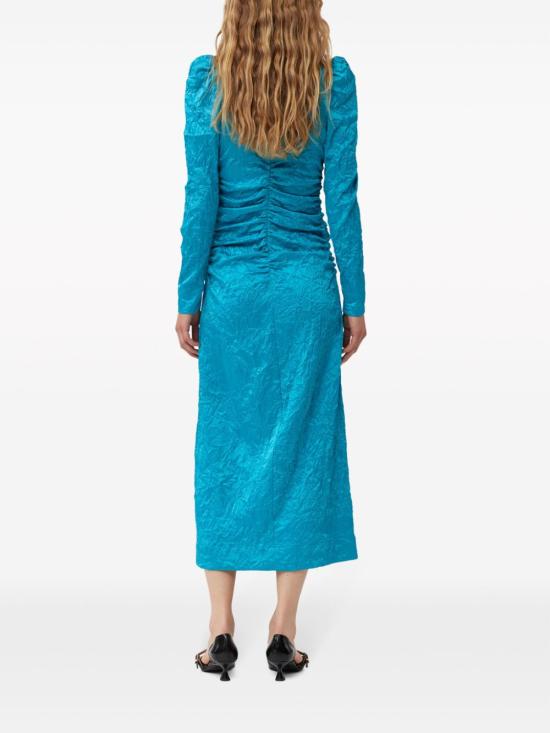  가니 롱 원피스 F8575 blue - GANNI