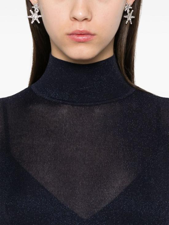  셀프 포트레이트 터틀넥 RS25126T blue - SELF PORTRAIT