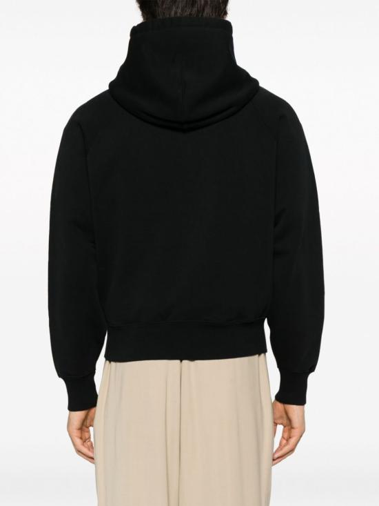  아미 후드 티셔츠 H23USW415747 black - AMI