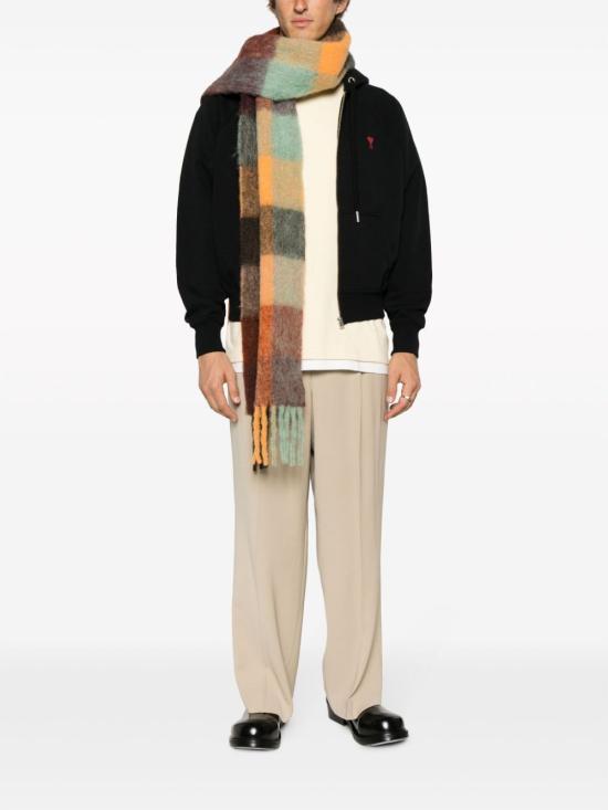  아미 후드 티셔츠 H23USW415747 black - AMI