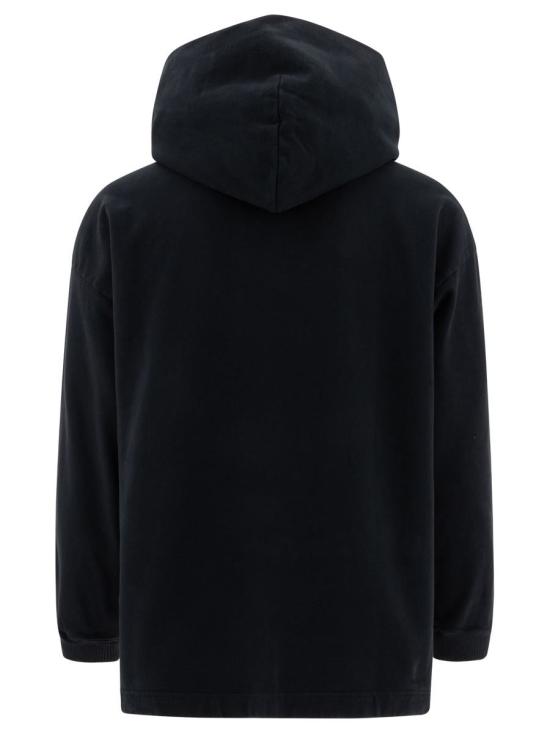 25SS 아크네 스튜디오 후드 티셔츠 CI0170900 Black - ACNE STUDIOS