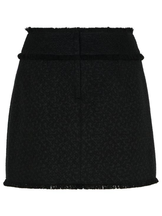 24FW 돌체앤가바나 숏 스커트 F4CR5T GDCLWN0000 Black - DOLCE & GABBANA