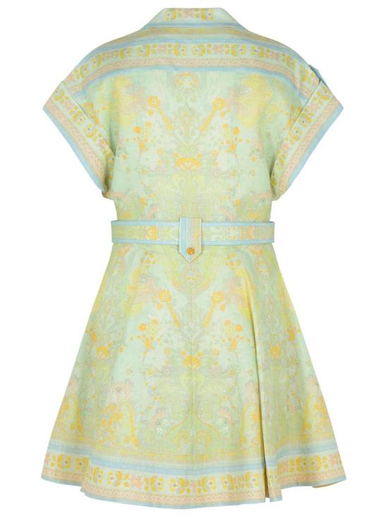 25SS 801 숏 원피스 1010DRS252MINML GREEN - ZIMMERMANN