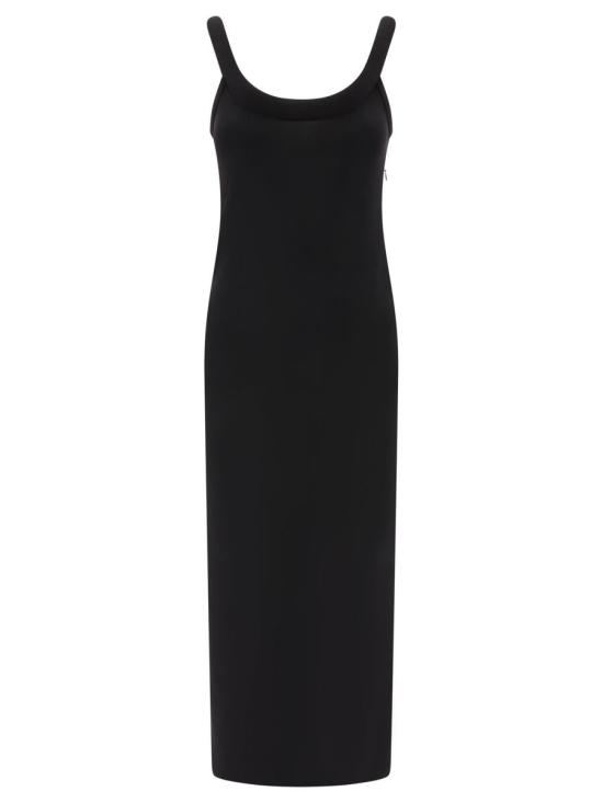  알렉산더 맥퀸 미디 원피스 785598QLADK1000 Black