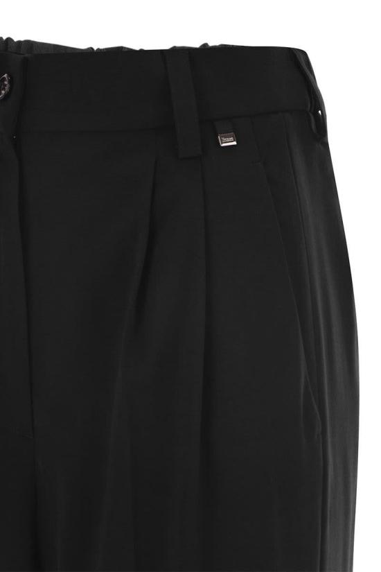 24FW 에르노 스트레이트 팬츠 PT000066D12646 9300 Black - HERNO