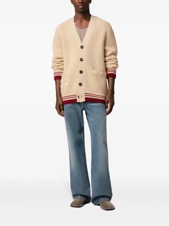  아미 가디건 E25UKC168KN0068 beige - AMI