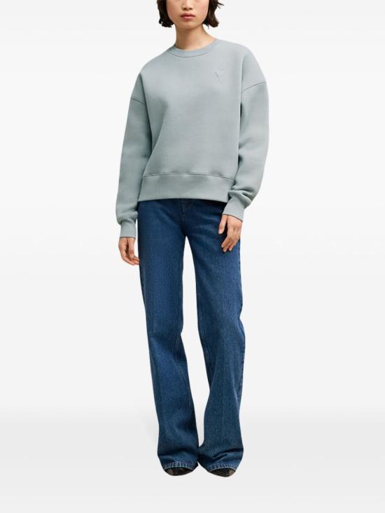  아미 긴팔 티셔츠 H24USW027749 blue - AMI