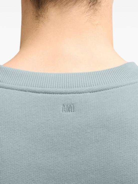  아미 긴팔 티셔츠 H24USW027749 blue - AMI