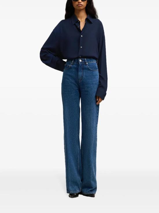  아미 셔츠 H24USH176VI0020 navy - AMI